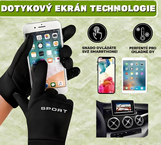 Dotykové vlněné rukavice s podšívkou – poskytují maximální pohodlí, teplo a ochranu pro starší dospělé 🔥Druhý kus za poloviční cenu!