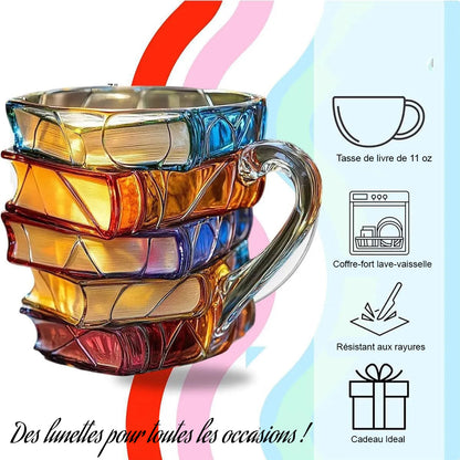 Nejdokonalejší dárek k Vánocům!🔥2025 Ručně malovaný hrnek na knihu 【Perfektní dárek pro každého milovníka čtení】