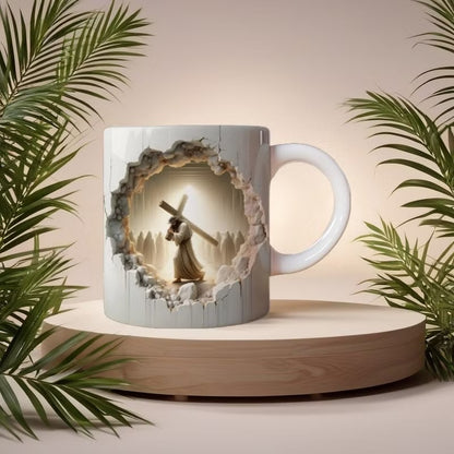 Meilleur Cadeau de Fête 2025🔥Tasse à Café en Céramique à Effet 3D pour la Personne que Vous Aimez