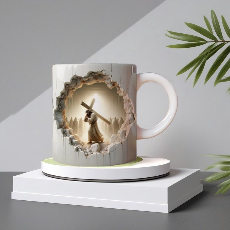 Meilleur Cadeau de Fête 2025🔥Tasse à Café en Céramique à Effet 3D pour la Personne que Vous Aimez