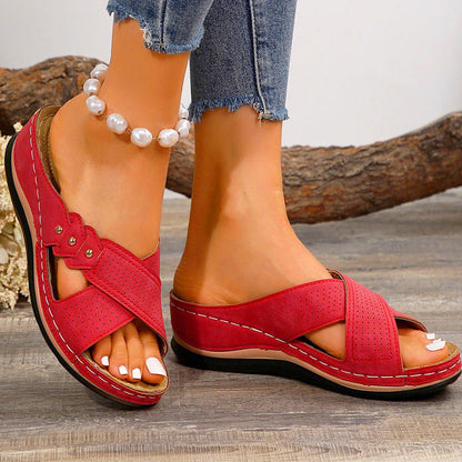 Sandales orthopédiques confortables à porter toute la journée, soulagent les douleurs au dos et aux pieds 🔥💖 Deuxième paire à moitié prix