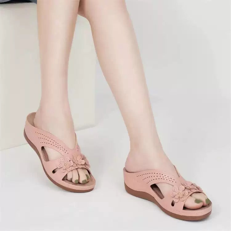 Sandales orthopédiques pour femme, soulagent les douleurs au dos et aux pieds 🔥💖 Deuxième paire à moitié prix