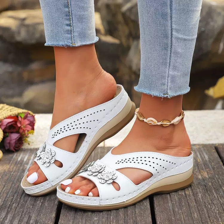 Sandales orthopédiques pour femme, soulagent les douleurs au dos et aux pieds 🔥💖 Deuxième paire à moitié prix