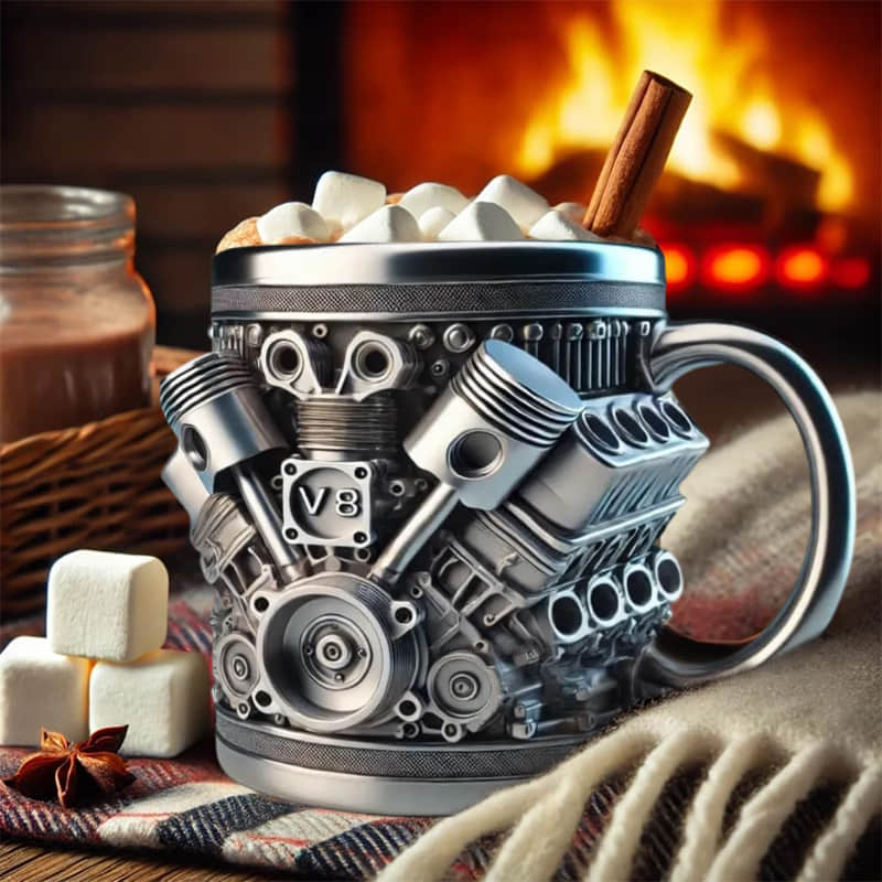 Coeurva Mug V-MAXX – Un Hommage au Moteur Légendaire 🚗 Le Cadeau Parfait Pour les Passionnés d’Automobile)
