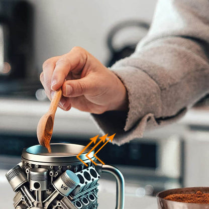 Coeurva Mug V-MAXX – Un Hommage au Moteur Légendaire 🚗 Le Cadeau Parfait Pour les Passionnés d’Automobile)
