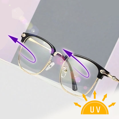 Lunettes de lecture intelligentes avec zoom automatique, conçues pour les seniors souffrant de myopie et d’hypermétropie – offrent une vision claire de près comme de loin. 🔥La deuxième paire à moitié prix !