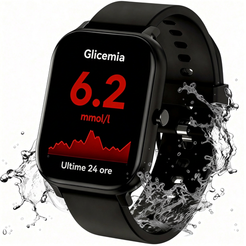 Coeurva 2.0 più recente – smartwatch intelligente per il monitoraggio della glicemia