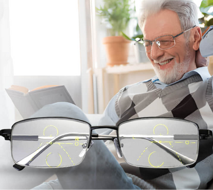 Lunettes de lecture intelligentes avec zoom automatique, conçues pour les seniors souffrant de myopie et d’hypermétropie – offrent une vision claire de près comme de loin. 🔥La deuxième paire à moitié prix !