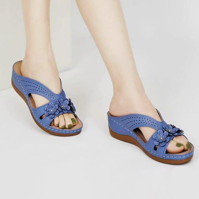 Sandales orthopédiques pour femme, soulagent les douleurs au dos et aux pieds 🔥💖 Deuxième paire à moitié prix