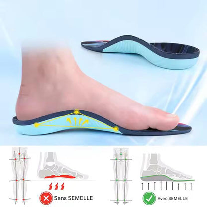 Semelle de correction du pied plat avec support de la voûte plantaire
