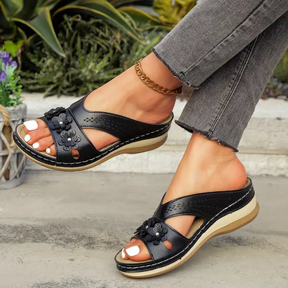 Sandales orthopédiques pour femme, soulagent les douleurs au dos et aux pieds 🔥💖 Deuxième paire à moitié prix