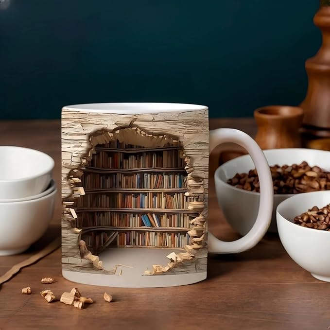 Meilleur Cadeau de Fête 2025🔥Tasse à Café en Céramique à Effet 3D pour la Personne que Vous Aimez