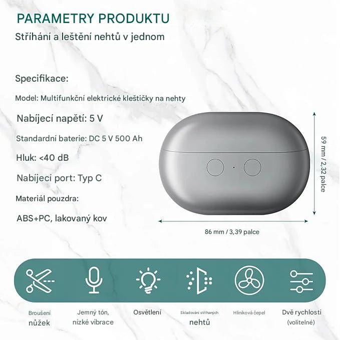 Chytré kleštičky na nehty inspirované podiatrii, které bezpečně a snadno zvládnou silné, tvrdé a citlivé nehty