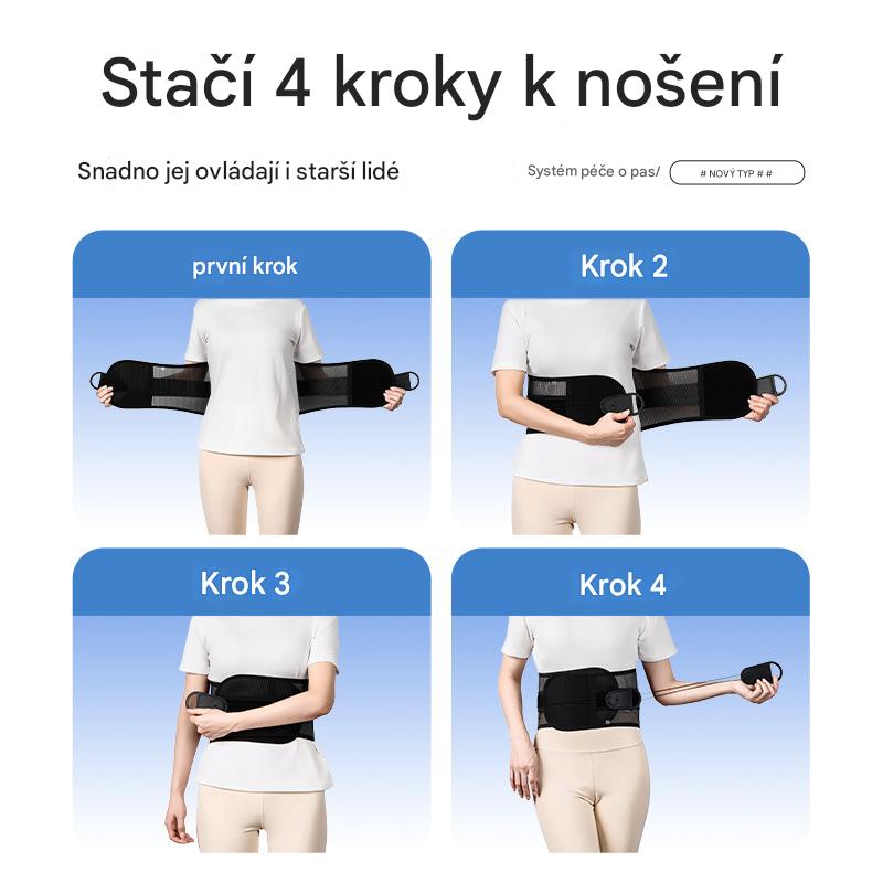 Coeurva 3D bederní pás stabilizuje páteř a okamžitě ulevuje od bolesti zad a páteře🔥Druhý kus za poloviční cenu