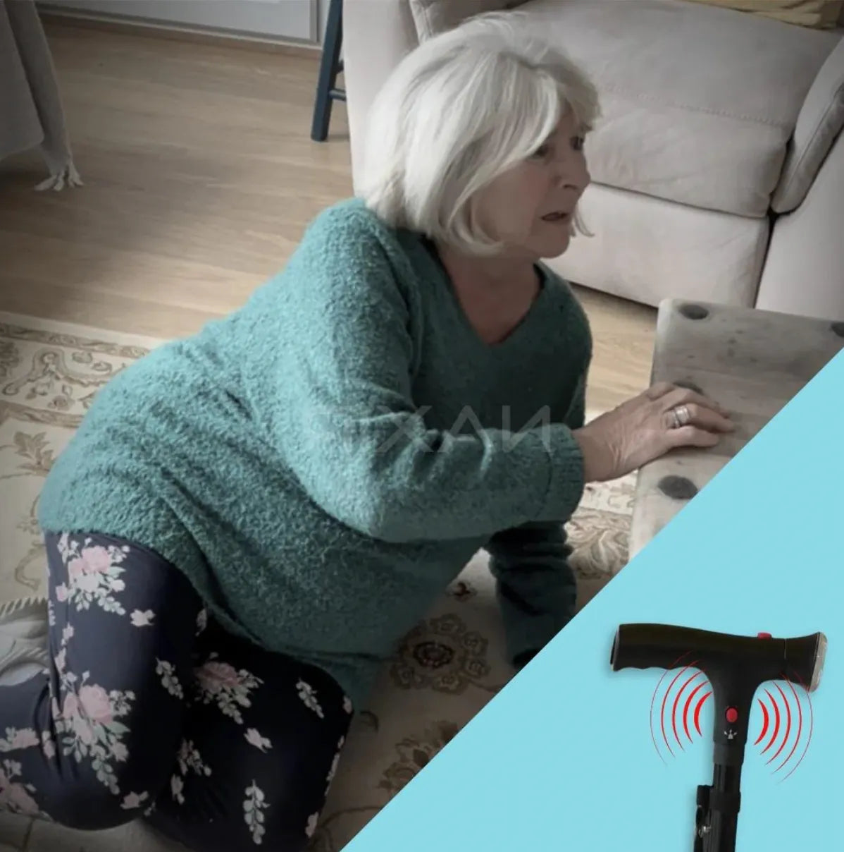 Bastone da passeggio pieghevole multifunzione, antiscivolo, in acciaio inossidabile, progettato appositamente per gli anziani over 70