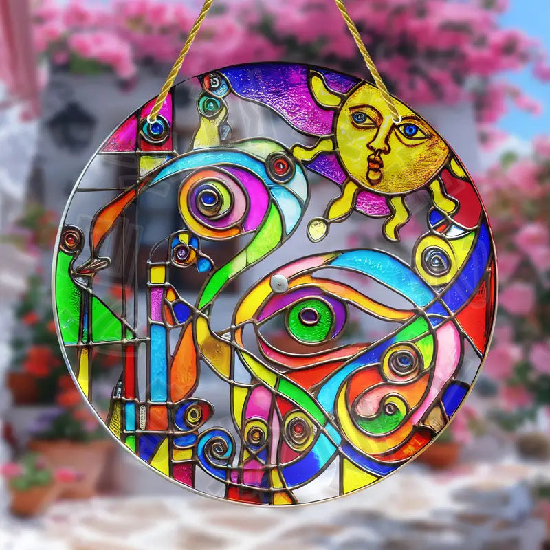 Boho styl roku 2025 – ručně malované umělecké graffiti vhodné pro vánoční dekorace do interiéru i exteriéru