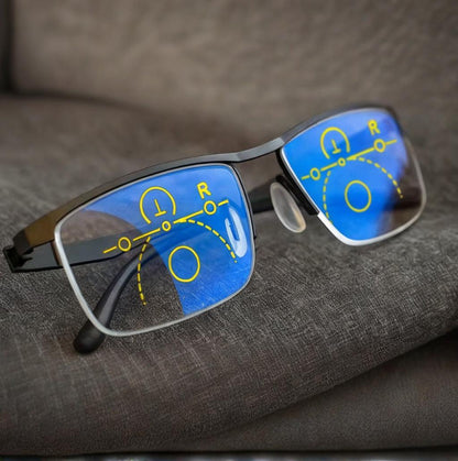 Lunettes de lecture intelligentes avec zoom automatique, conçues pour les seniors souffrant de myopie et d’hypermétropie – offrent une vision claire de près comme de loin. 🔥La deuxième paire à moitié prix !