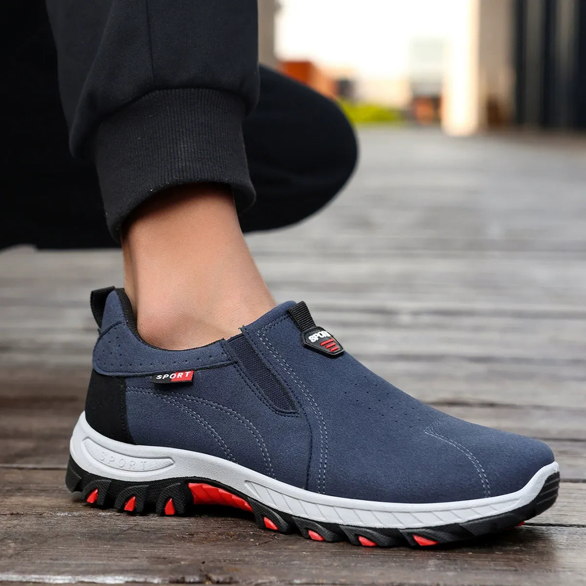 Chaussures orthopédiques imperméables et confortables pour hommes, idéales pour la marche et la randonnée