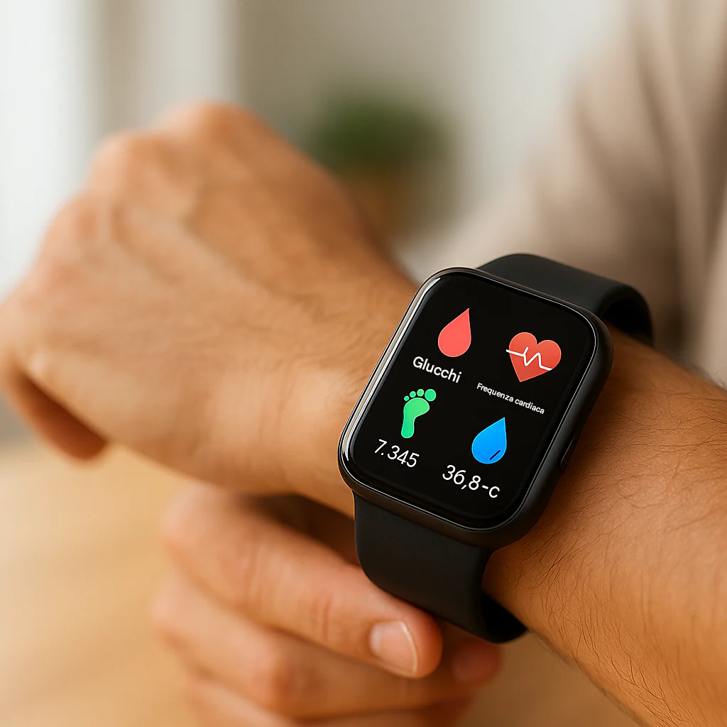 Coeurva 2.0 più recente – smartwatch intelligente per il monitoraggio della glicemia