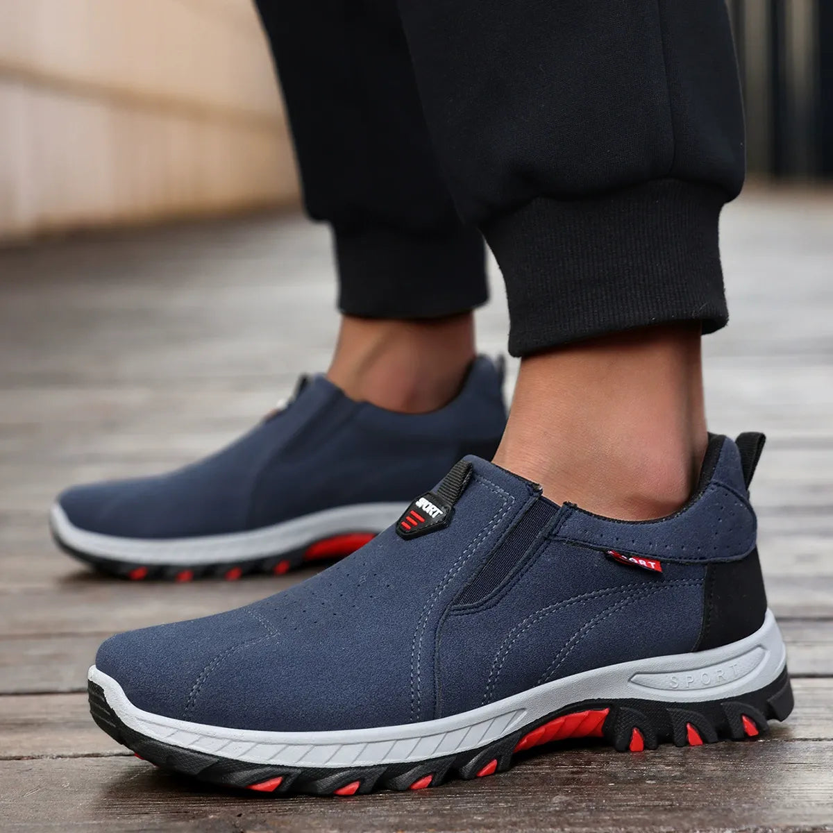 Chaussures orthopédiques imperméables et confortables pour hommes, idéales pour la marche et la randonnée