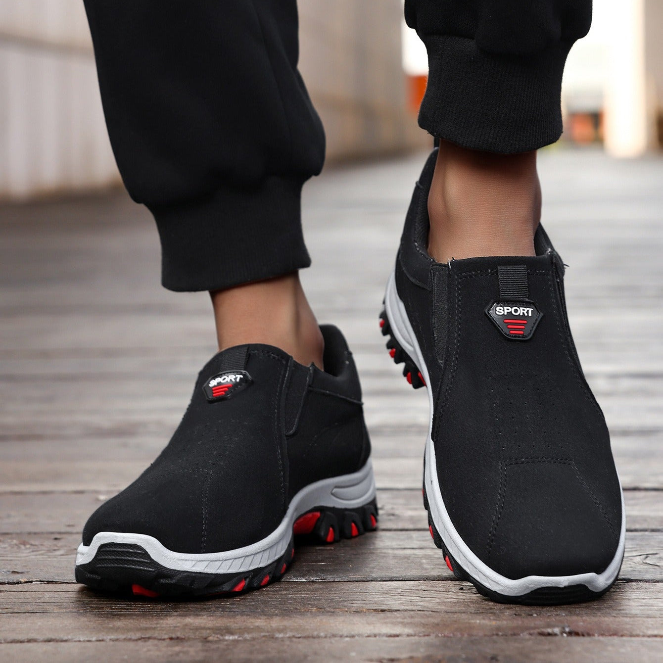 Chaussures orthopédiques imperméables et confortables pour hommes, idéales pour la marche et la randonnée