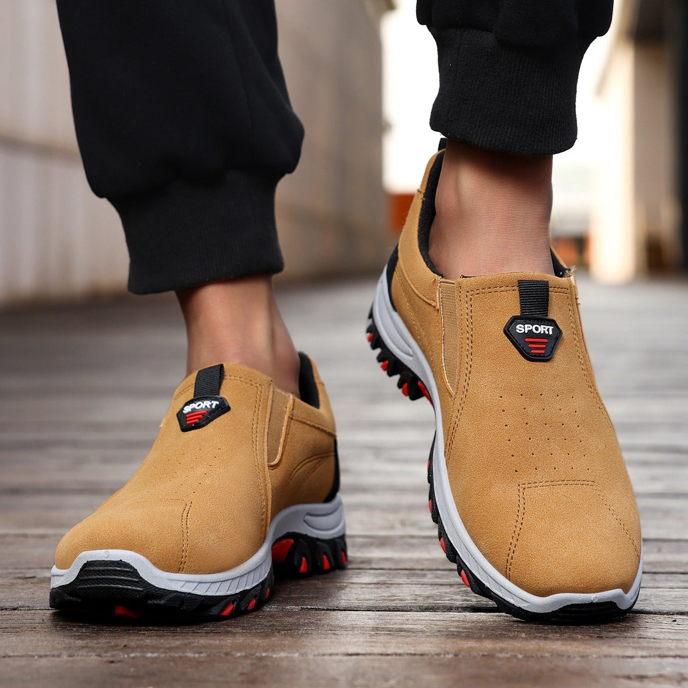 Chaussures orthopédiques imperméables et confortables pour hommes, idéales pour la marche et la randonnée