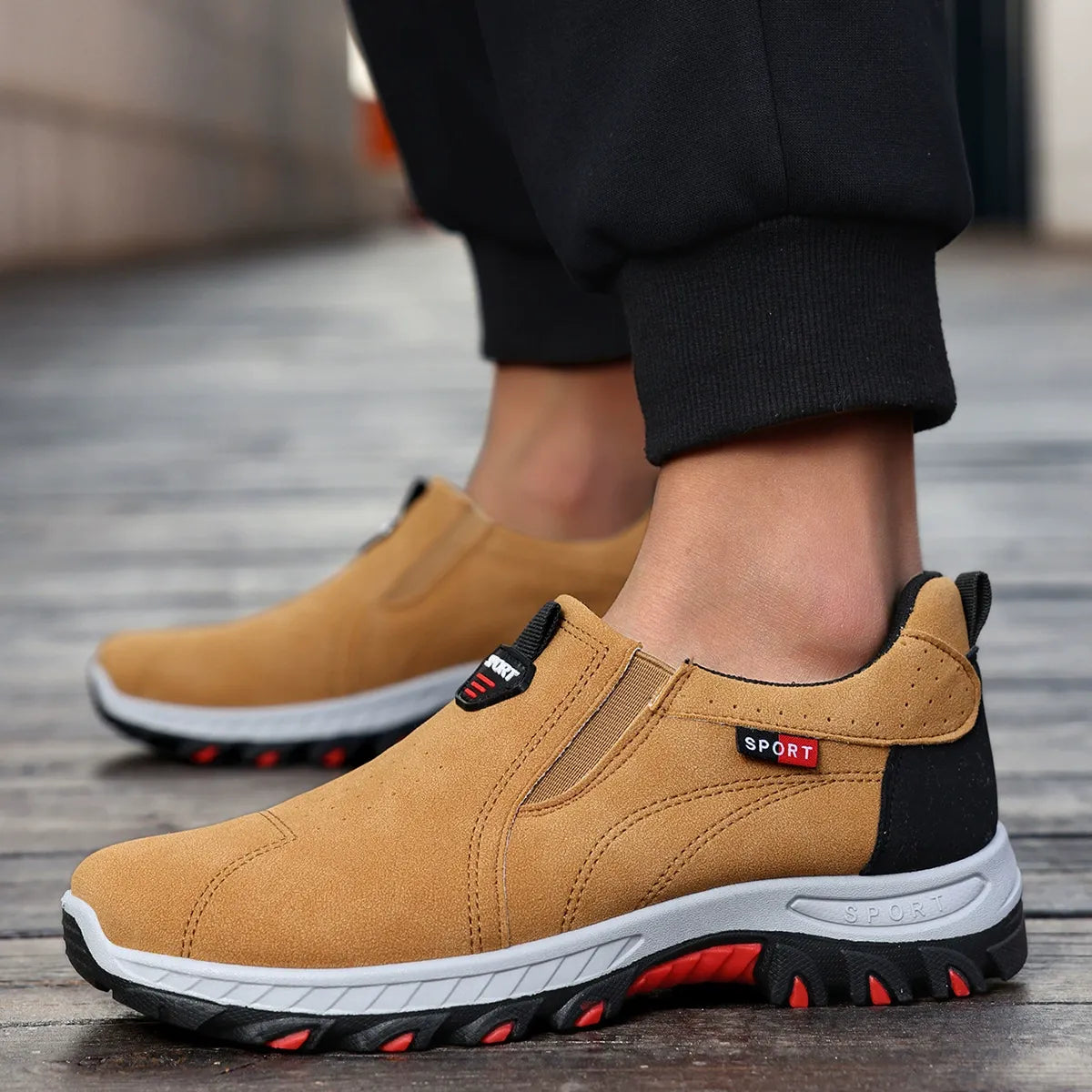 Chaussures orthopédiques imperméables et confortables pour hommes, idéales pour la marche et la randonnée