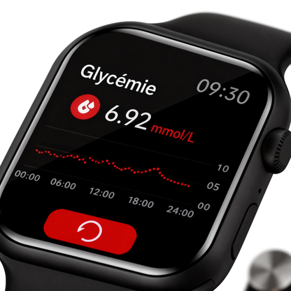 Le tout dernier Coeurva 2.0 – montre connectée intelligente pour la mesure de la glycémie