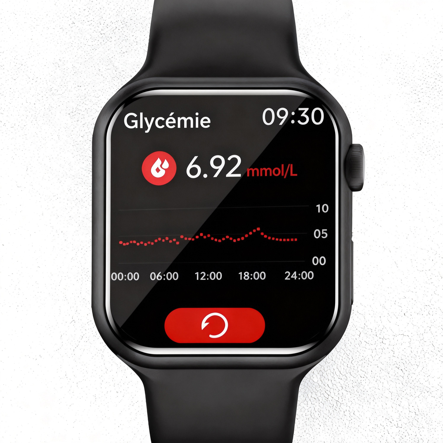 Le tout dernier Coeurva 2.0 – montre connectée intelligente pour la mesure de la glycémie