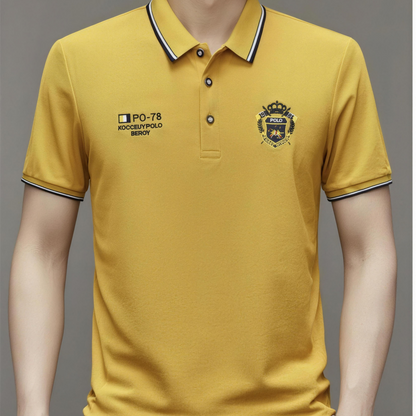 Polo da uomo comoda – traspirante, non fa sudare, non stringe, comfort per tutto il giorno per anziani.