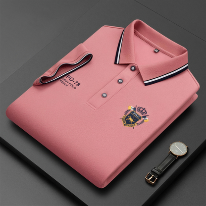 Polo da uomo comoda – traspirante, non fa sudare, non stringe, comfort per tutto il giorno per anziani.