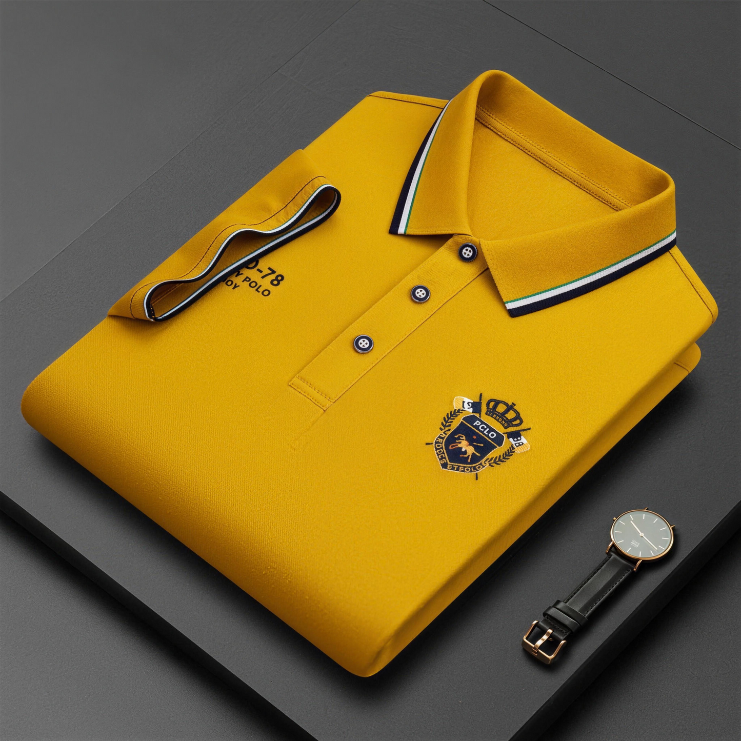 Polo da uomo comoda – traspirante, non fa sudare, non stringe, comfort per tutto il giorno per anziani.