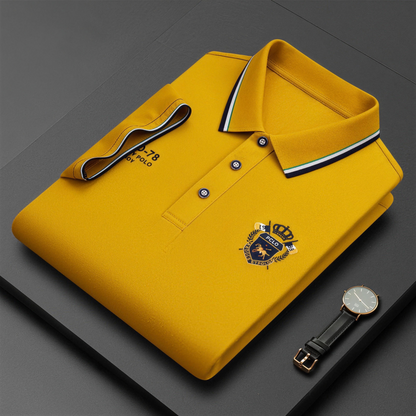 Polo da uomo comoda – traspirante, non fa sudare, non stringe, comfort per tutto il giorno per anziani.