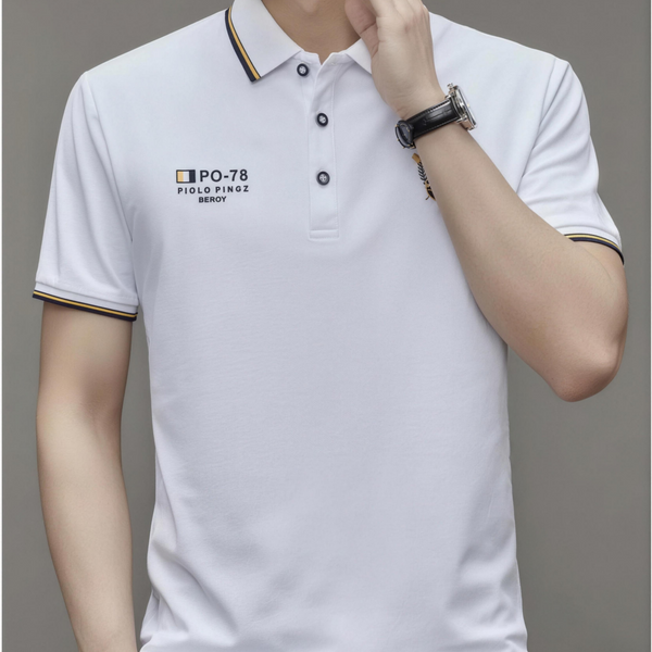 Polo da uomo comoda – traspirante, non fa sudare, non stringe, comfort per tutto il giorno per anziani.