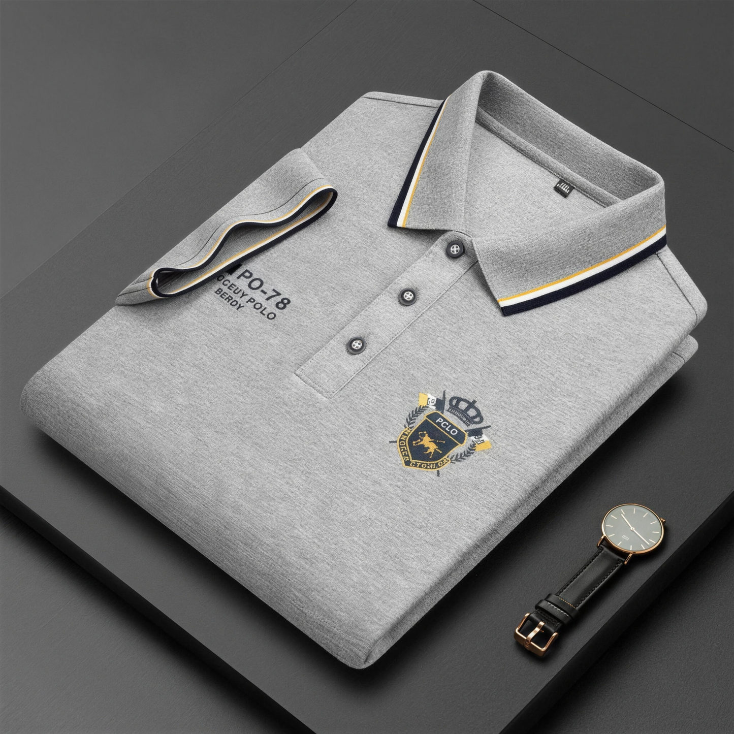 Polo da uomo comoda – traspirante, non fa sudare, non stringe, comfort per tutto il giorno per anziani.