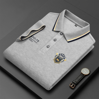Polo da uomo comoda – traspirante, non fa sudare, non stringe, comfort per tutto il giorno per anziani.