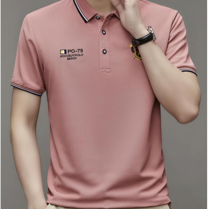 Polo da uomo comoda – traspirante, non fa sudare, non stringe, comfort per tutto il giorno per anziani.