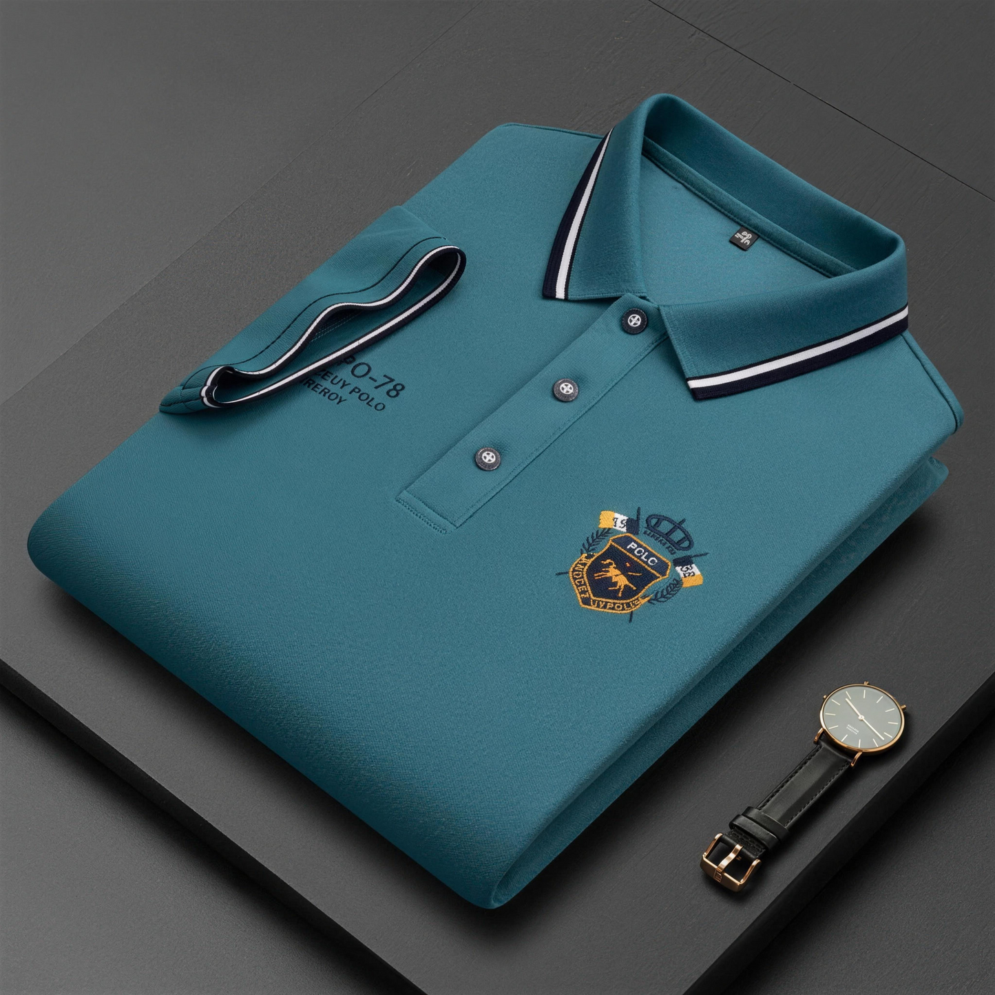 Polo da uomo comoda – traspirante, non fa sudare, non stringe, comfort per tutto il giorno per anziani.