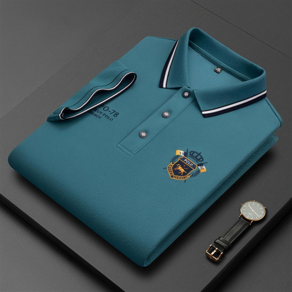 Polo da uomo comoda – traspirante, non fa sudare, non stringe, comfort per tutto il giorno per anziani.