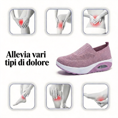 Coeurva™ Scarpe ortopediche con suola ad aria per anziani – Comfort per tutto il giorno e camminata senza dolore!