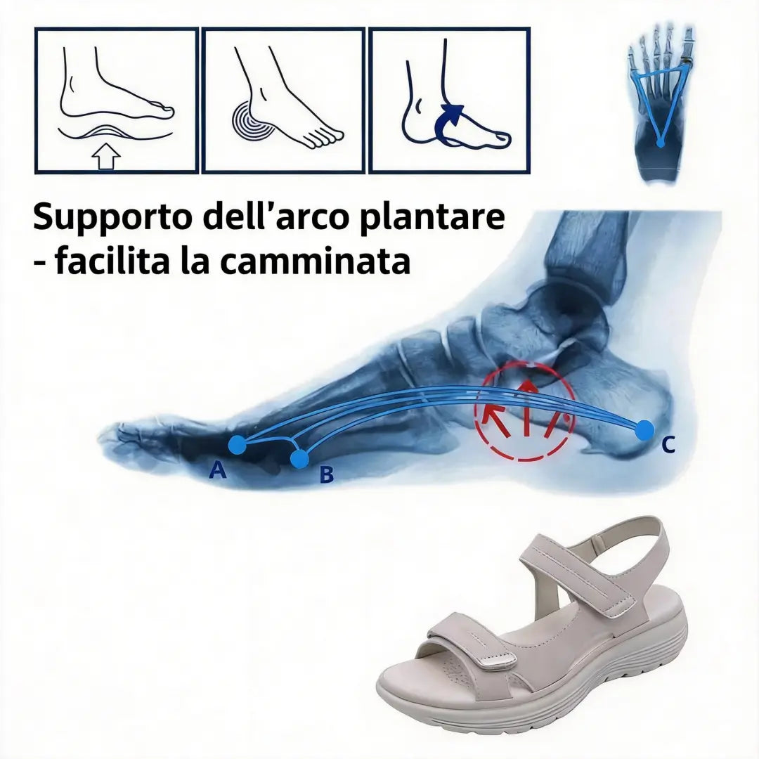 🎉 Promozione esclusiva per i membri |Sandali ortopedici per donne over 50 – per camminare con più comfort e sicurezza!