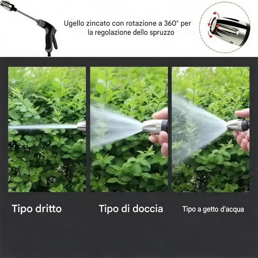 Coeurva Pistola ad Alta Pressione – Trasforma Qualsiasi Tubo in un Potente Strumento di Pulizia