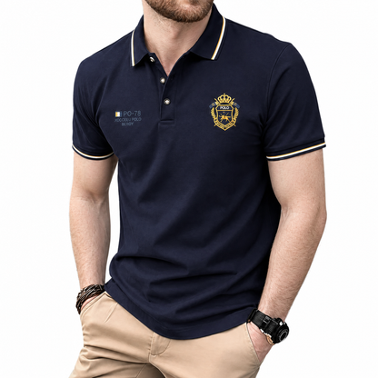 Polo da uomo comoda – traspirante, non fa sudare, non stringe, comfort per tutto il giorno per anziani.