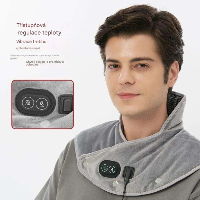 Coeurva Masážní vyhřívací polštář na ramena a krk🔥Druhý kus za poloviční cenu